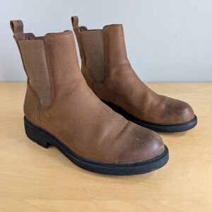 Clarks Brown Ankle Boots